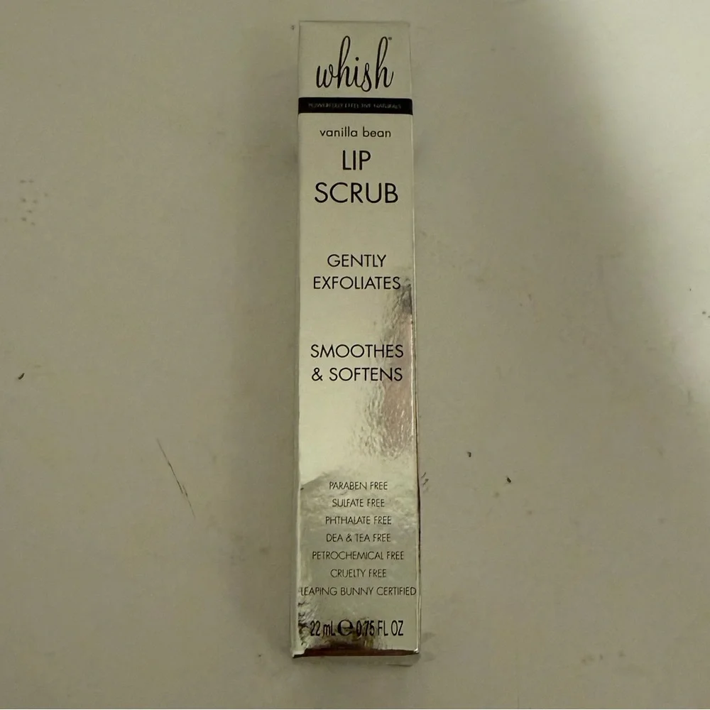 WHISH Lip Scrub in Vanilla Bean NEW in Box